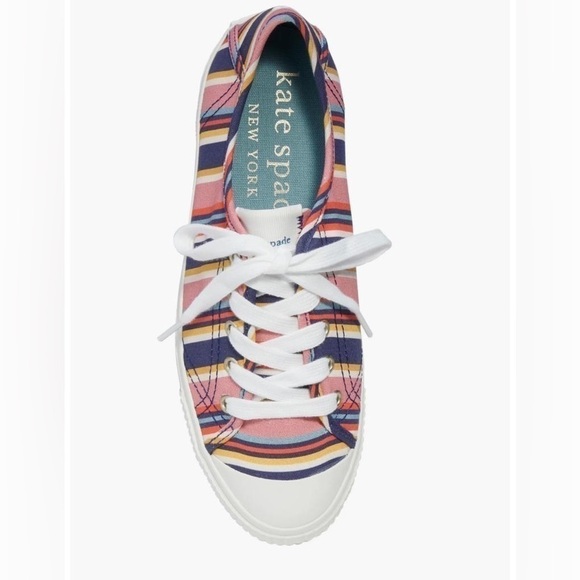 Kate Spade ♠️ New York Tennison Sidewalk Stripe Sneakers - NWT - Picture 4 of 12